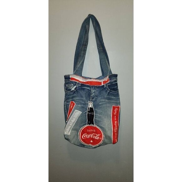Denim Coca-Cola Tote   - Picture 1 of 7